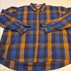 Van Heusen 417 Multicolor Plaid Button-Down Shirt